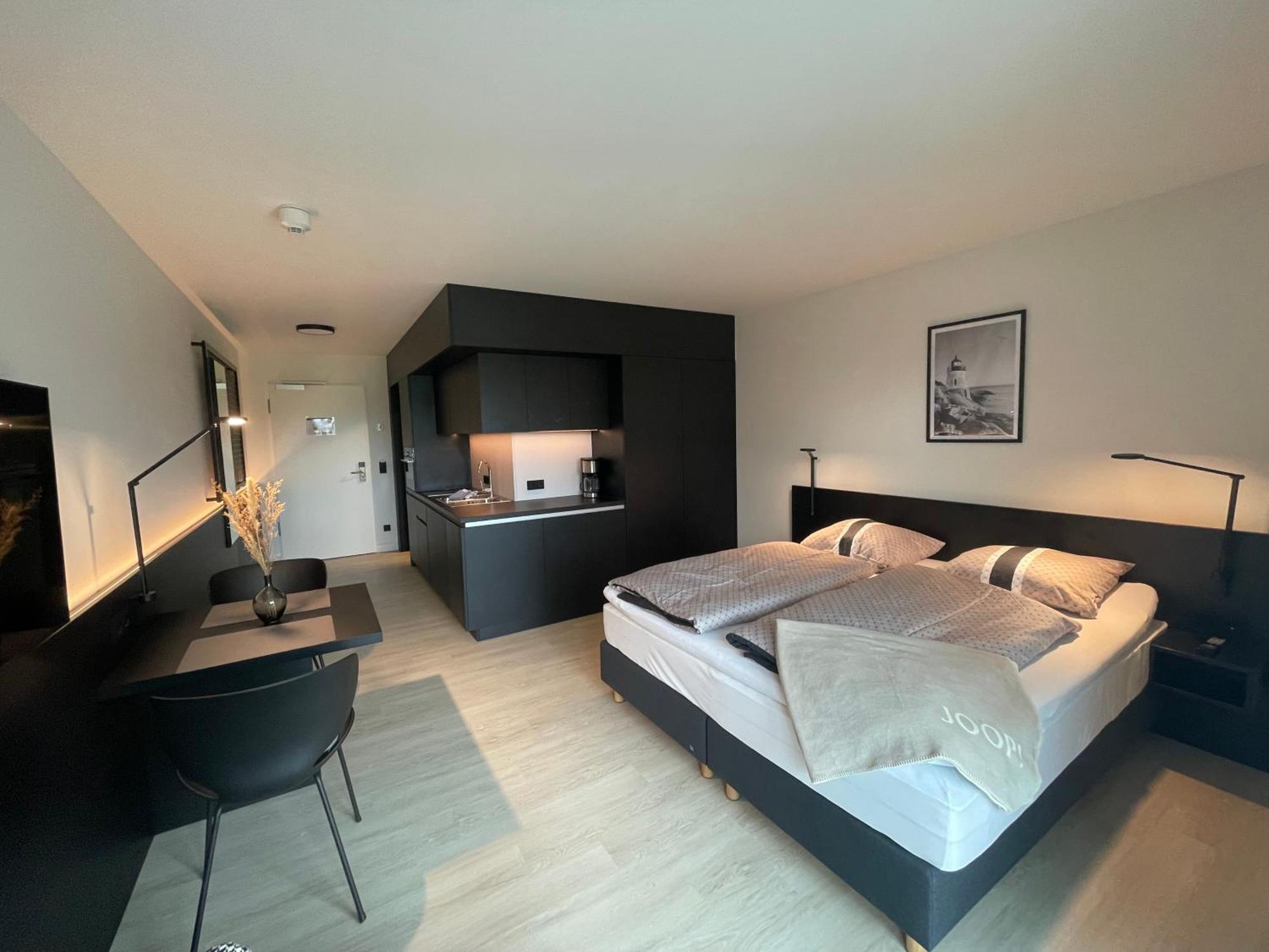 Hotelapartment Ueberwasser Mit Sauna Und Fitness Cuxhaven Exterior foto