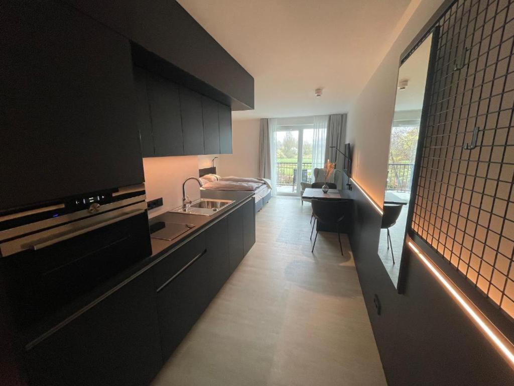 Hotelapartment Ueberwasser Mit Sauna Und Fitness Cuxhaven Exterior foto